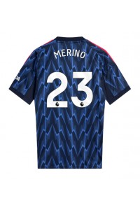 Arsenal Mikel Merino #23 Voetbaltruitje Uit tenue 2025-26 Korte Mouw
